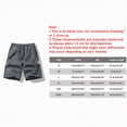 thumbnail image 3 of KPOPLK Big and Tall Shorts for Men Cotton Linen Shorts Men's Elastic Waist Drawstring Casual Shorts Summer Size XL,Dark Blue, 3 of 4