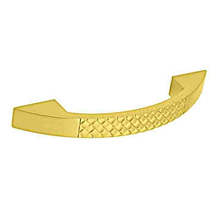 - Basket Weave Pull Polished Brass 96mm L-PN0417-PB-C