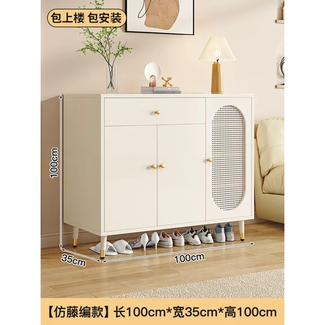 Zapatero nórdico De madera, Zapatero De lujo para ahorrar espacio, Zapatero para sala De estar, organización del hogar, Gabinetes De zapatos, muebles De pasillo