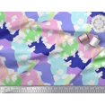 thumbnail image 3 of Soimoi Poly Georgette Fabric Floral Shirting Decor Fabric Printed Yard 42 Inch Wide, 3 of 3