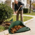 thumbnail image 4 of Construction Trash Bags Heavy Duty Large Capacity Yard Waste Tote Foldable Outdoor Clean Up Container with Handles, 4 of 6