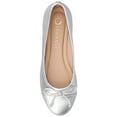 thumbnail image 4 of Journee Womens Kaiah Ballet Cap Toe Slip On Round Toe Dress Flats, Widths Available, 4 of 9