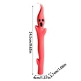 thumbnail image 3 of Halloween Ghost Shaped Taper Candles, 10in Spooky Twisted Stick Candle with Burning Wick, Novelty Tabletop Ornament for Halloween Home Party Themed Atmosphere Decoration, 3 of 6