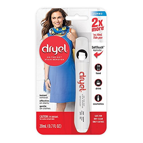 Dryel DryClean Safe OnTheGo Stain Removal Pen for Clothes and Laundry, 20 ml
