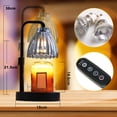 thumbnail image 2 of GUPUP Candle Warmer Lamp with Timer, Dimmable Adjustable Height Candle Lamp for Bedroom Home Decor with 2*50W Bulbs, 2 of 7