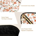 thumbnail image 5 of FORMRS Makeup Bag Travel Cosmetic Organizer for Women Fold Flat Zipper Pouch with Handle, Small Floral Blooms, 5 of 8