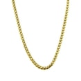 thumbnail image 2 of Mens Gold Chain - Solid Franco Chain - Silver / 10K / 14K, 2 of 7
