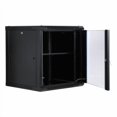 thumbnail image 2 of Ataucjin 12U Wall Mount Network Cabinet - 17.7" Deep Server Rack Enclosure with Locking Glass Door & Removable Side Panels, IT/AV Equipment Rack for Secure Data and Audio-Visual Installations, 2 of 7