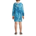 thumbnail image 2 of Lands' End Kids Long Sleeve Hooded Front Pocket Terry Cloth Swimsuit Cover-Up, 2 of 3