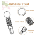 thumbnail image 3 of Hat Clip On Bag For Travel Hat Holder Outdoor Hat Keeper Clip Camping Hiking Mul, 3 of 8