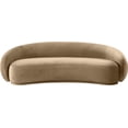 thumbnail image 3 of Meridian Furniture Emery Beige Velvet Sofa, 3 of 9