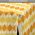 thumbnail image 4 of Argyle Dog Crate Cover, Monochrome Style Retro Pattern with Rhombuses, Easy to Use Pet Kennel Cover Small Dogs Puppies Kittens, 7 Sizes, Mustard Dark Peach, by Ambesonne, 4 of 6