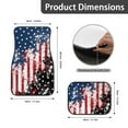 thumbnail image 5 of Pzuqiu US Flag Print Automotive Floor Mats Easy Installation All Weather Vehicle Steering Wheel Protector Car Mats Set Dust Proof Car Interior Accessories Fashion for SUV, Vans,Sedan,Truck 5 Pcs, 5 of 6