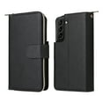 thumbnail image 2 of Feishell for Samsung Galaxy S22 Plus (6.6 inch) Wallet Case for Women Men,Premium PU Leather Magnetic Clasp Zipper 9 Card Slots Folio Flip Holder Shockproof Purse Phone Case with Wrist Strap,Black, 2 of 8