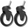thumbnail image 1 of Baby Stroller Wheel, Babyzen Yoyo Rubber Front Wheel, Stroller Accessories for Yoya Vovo, Kids Carriage with Tools(1 Pair Front)-Good-Yvan, 1 of 5