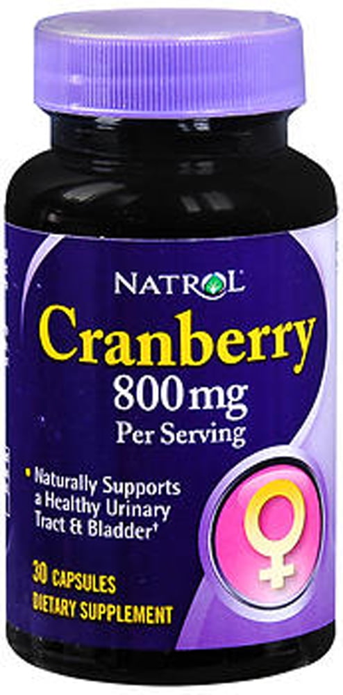 Natrol Cranberry Capsules 800 mg 30 ea