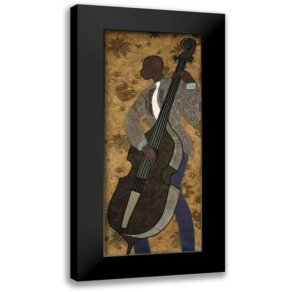 Stephens, Phyllis 8x14 Black Modern Framed Museum Art Print Titled - Jammin