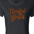 thumbnail image 4 of Inktastic Thankful and Blessed Women's T-Shirt, 4 of 5