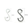 thumbnail image 2 of 12 Pack S Hooks for Hanging, 4 Inch Vinyl Coated S Hooks Heavy Duty, Steel Metal Rubber Coated Closet S Hooks for Hanging Plants Basket Jeans Clothes Bags Jewelry Towels Pot Pan Cups, 2 of 7