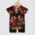 thumbnail image 4 of Cobra Kai Baby Boy Girl Short Sleeve Romper Clothing Set Print Cartoon Baby Summer One Piece Jumpsuit, 4 of 8