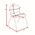 thumbnail image 3 of Regency M Lightweight Stackable Sturdy Breakroom Chair (8 pack)- Blue, 3 of 6