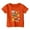 Orange, variant on ibiyuan Boys Shirts Size 8,Boy And Girl Fashion Casual Print Round Neck Loose Short Sleeve T Shirt Top