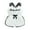 White, variant on Bagilaanoe Toddler Baby Girls Summer Romper Sleeveless Letter Print Short Jumpsuit 9 12 18 24 Months 3T 4T One-Piece Clothes