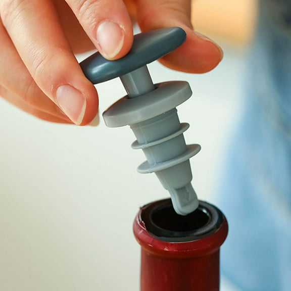 Mobutofu Silicone Cap For Bottle Blue 4Pcs 2.6x1.5x1.5In