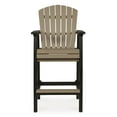 thumbnail image 3 of Signature Design by Ashley Contemporary Fairen Trail Barstool, Set of 2, Black/Driftwood, 3 of 6