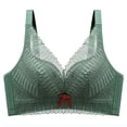 thumbnail image 1 of Bra for Women Seamless Solid Color Nylon Underwear with Adjustable Straps and Removable Padding, No Underwire, Wave Pattern Design, 1 of 6