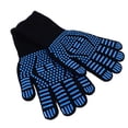 thumbnail image 3 of 1 par de guantes resistentes al calor de aramida y algodón, guantes de barbacoa lavables azules para cocinar, hornear y cortar, 3 of 10