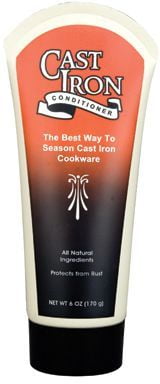 Camp Chef All-Natural Cast Iron Care - 6oz Palm Oil Seasoning Conditioner for Skillets, Pans, and Dutch Ovens