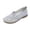 19#Green, variant on Women Hollow Knit Mom Slip On Shoes, Breathable Old Beijing Cloth Flats Soft Non Slip Low Sole
