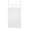 thumbnail image 1 of 1 Pce Étagère de Séparation de Garde-Robe Support Mural Rétractable pour Salle de Bain, 1 of 8