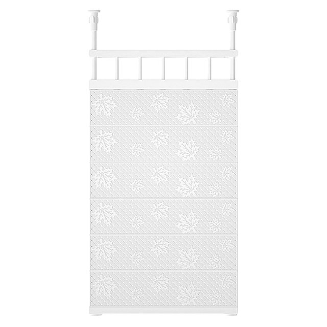 1 Pce Étagère de Séparation de Garde-Robe Support Mural Rétractable pour Salle de Bain