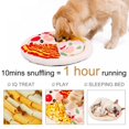 thumbnail image 2 of Pet Pizza Cat Dog Snuffle Mat Bite Resistant Training Blanket For Consuming Strength Pet Sniffing Pad, 2 of 7