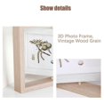 thumbnail image 3 of 2025 2 Pcs Photo Frame Double Sided Rotating Wood Glass Rustic Picture Frame, 3 of 5