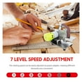 thumbnail image 3 of Belt Sander Electric Sanding Grinding Machine 7 Variable Speed Polishing Machine Cutter Edges Sharpener For Wood Acrylic Metal ,Wide Use, 3 of 7