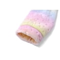 thumbnail image 6 of Kids Hooded Fleece Robe for Girls Soft Plush Bathrobe Warm Flannel Sleepwear with Belt Pockets Cute Cozy Housecoat for Toddler and Big Girls, 6 of 7