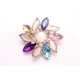 thumbnail image 3 of Broche Vintage elegante único broches de perlas flor broche de listón ramillete cristal austriaco broche con distintivo Pin boda para mujer, 3 of 5