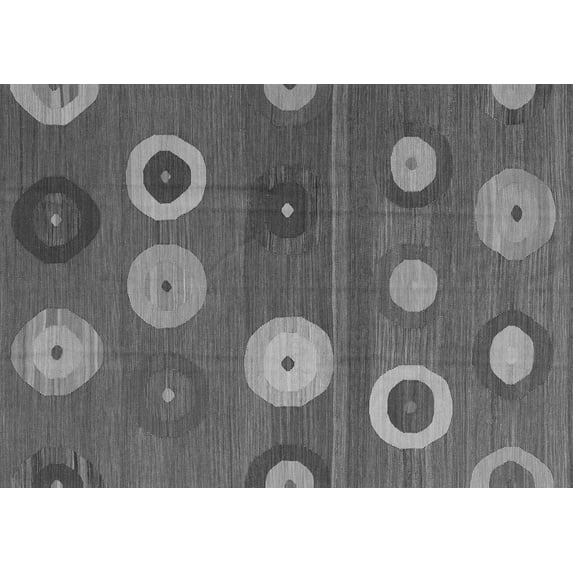 Ahgly Company Indoor Rectangle Abstract Gray Contemporary Area Rugs, 3' x 5'