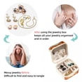 thumbnail image 4 of Easter Travel Portable Square Jewelry Stand, Earring Organizer, Ring Storage, Necklace Holder, Bracelet Stand - Suitable for Girls and Women, Travel Organizer Jewelry Boxes, 4 of 6