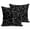 Black, variant on Throw Pillow Covers 18x18 Inch Set of 2 Abstract Human Face Decorative Pillows Cushion Case Soft Square Pillowcases Aesthetic Portrait Lines Black Throw Pillows for Couch Sofa Bed Chair Home Decor