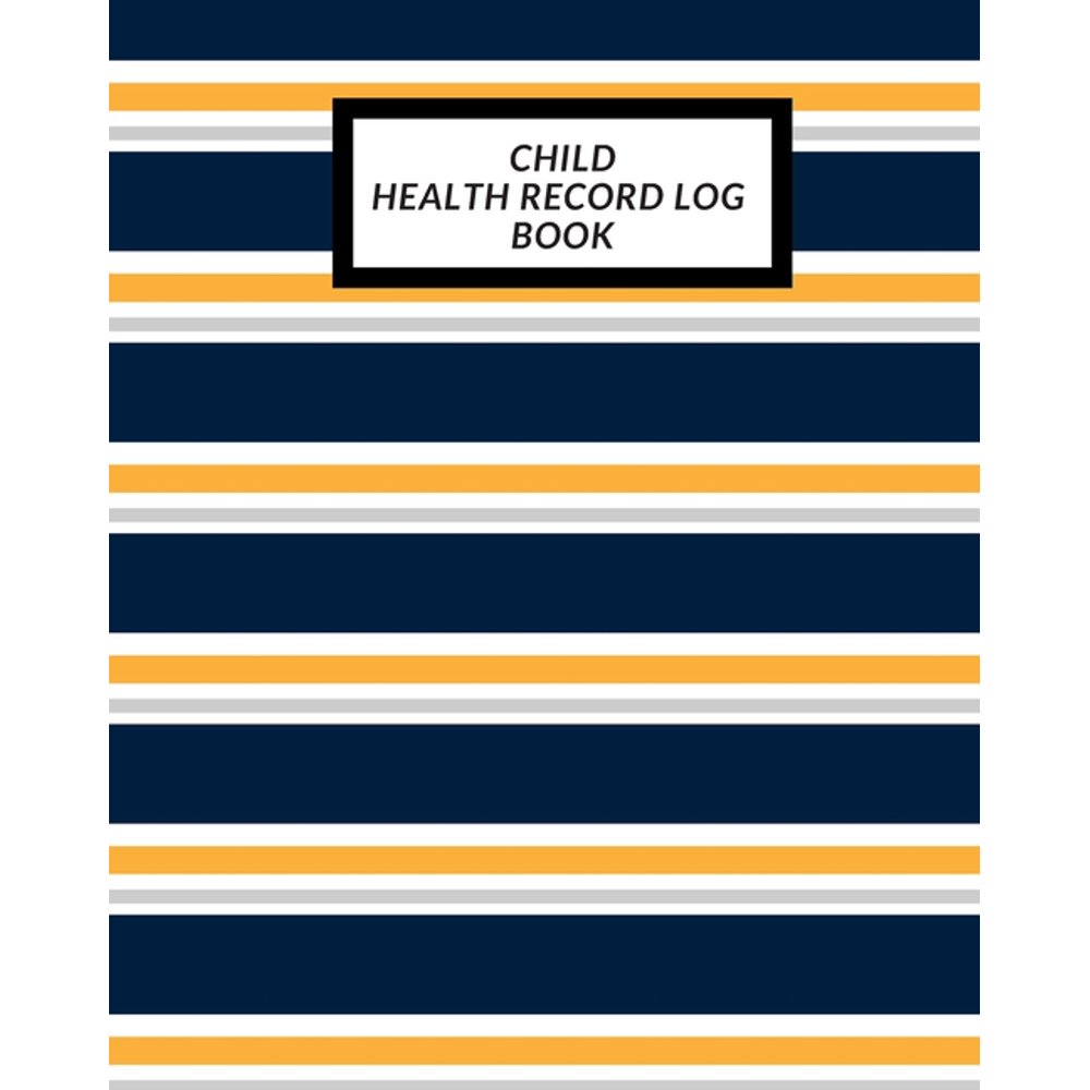 Child Health Record Log Book Child's Medical History To do Book, Baby