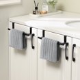 thumbnail image 4 of KES Over Cabinet Towel Bar Kitchen, Over The Door Towel Rack Kitchen Towel Holder Matte Black 2 Pack, WMKTH1000BKP2, 4 of 11