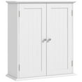 thumbnail image 1 of HOMCOM 3-Tier Space Saver Medicine Cabinet with Adjustable Shelf, 1 of 10