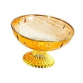 thumbnail image 4 of Luzkey Bol sur Pied Décoratif Bol à Fruits sur Pied Assiette Spécialisée Moderne Support de Service Décoratif Centre de Table pour Table à Manger Brun, 4 of 8