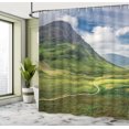 thumbnail image 4 of Ambesonne Scotland Shower Curtain, Footpath into the Highland, 69"Wx75"L, Multicolor, 4 of 4