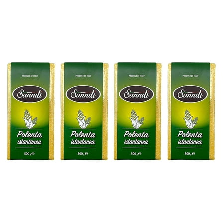 (4 Pack) Sanniti Instant Polenta, 17.6 oz