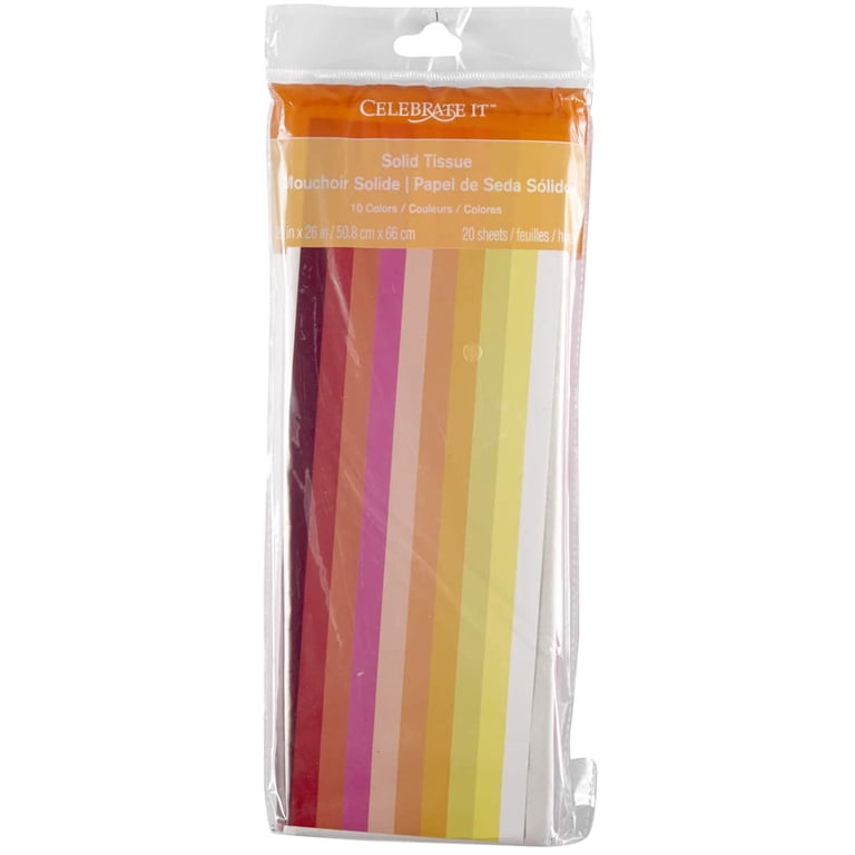 Celebrate It Warm Color Tissue Paper, 240 Sheets photo 1